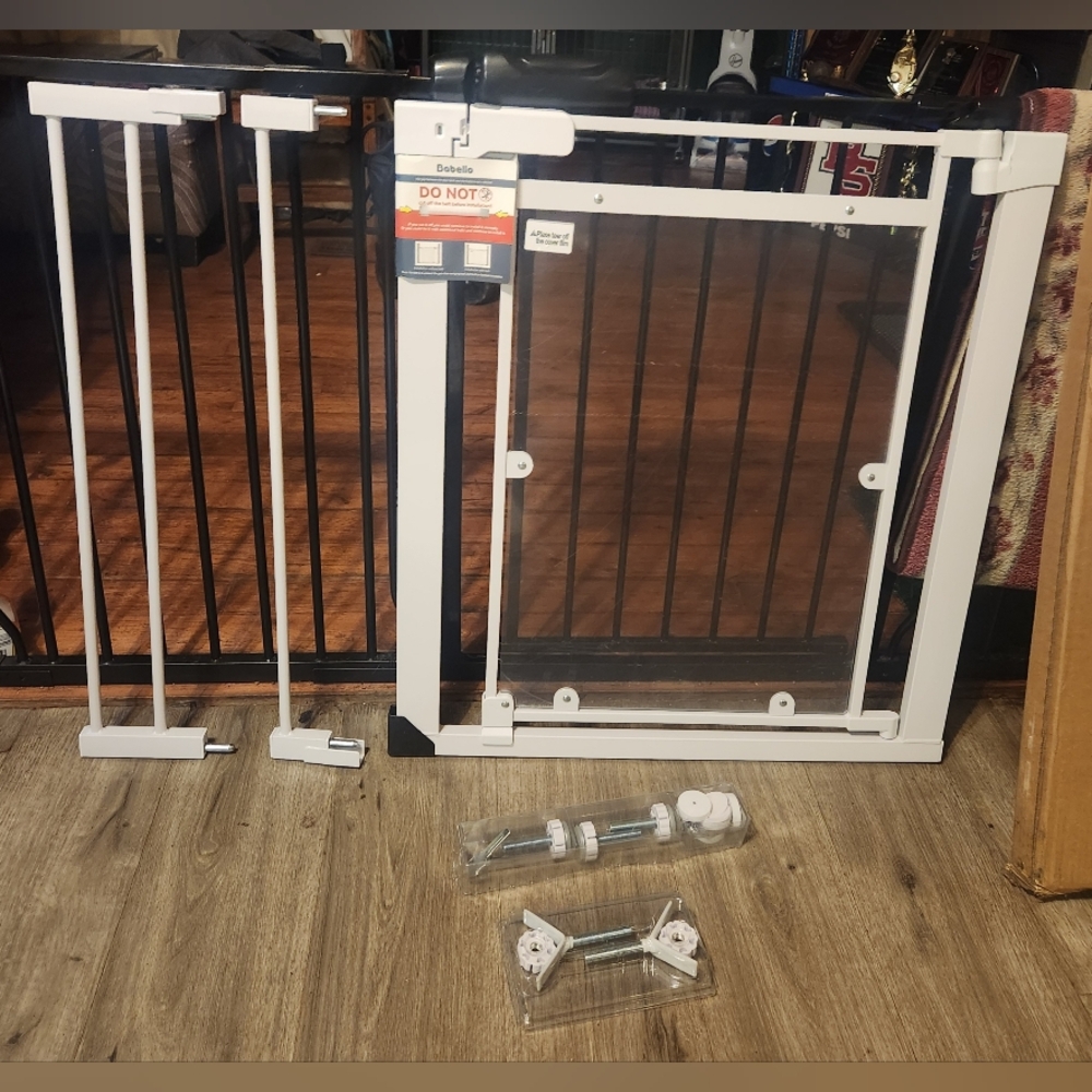 White Baby Safety Gate